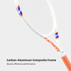 SALYWEE POWER 2.0 & POWER 100 Carbon Composite Tennis Racket | 285g 16×19 Pre-Strung Adult Racquet
