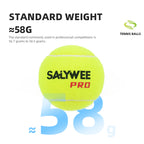 SALYWEE PRO Professional Tennis Balls 4 Count Pressurized Can All‑Court Suitable for Match & Daily Training Sessions