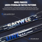 SALYWEE UNI360 Tennis Racket T800 Carbon Fiber 105in² Head 16×19 String Pattern Stable Control for Intermediate Adult Players