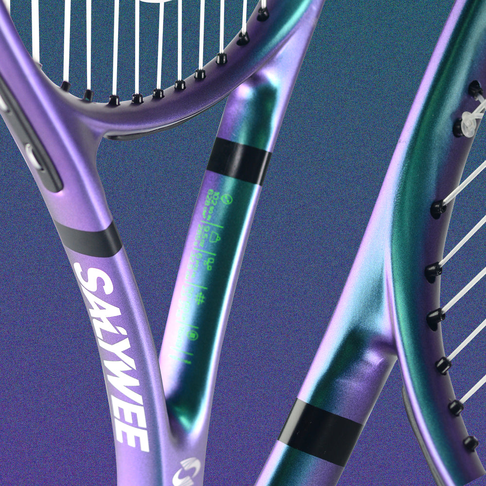 SALYWEE RACERUN MAX SY1117MAX Tennis Racket | Aluminum Carbon 295g 102in² 16×19 Pre-Strung Adult Racquet