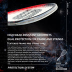 SALYWEE AURA SY1026 Full Carbon Squash Racquet 140g Unstrung 14×18 String Pattern 692mm Length Recreational Squash Racket