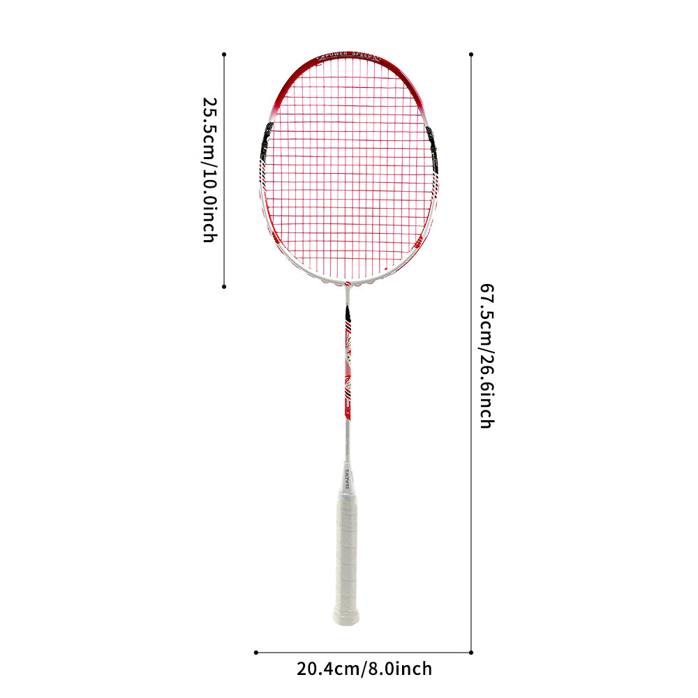 SALYWEE MY2.0 Badminton Racket T700 Carbon, Exquisite Water‑Based Paint With Malaysian Landmark Architecture Pattern, Large Frame Sweet Spot For Training & Match