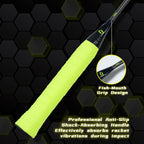 SALYWEE Sharp・Feather Head‑Heavy Offensive Badminton Racket 305±3mm Balance Point 6U Light Weight, T700+30T Carbon For Powerful Smash Shots