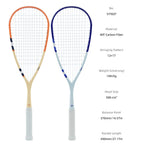 SALYWEE SKY.X SY1027 Squash Racket 40T Carbon Fiber 508cm² Head Size 370mm Balance Point 690mm Length Competition Squash Racquet