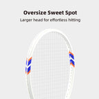 SALYWEE POWER 2.0 & POWER 100 Carbon Composite Tennis Racket | 285g 16×19 Pre-Strung Adult Racquet