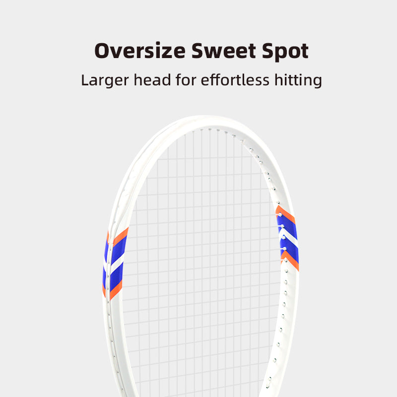 SALYWEE POWER 2.0 & POWER 100 Carbon Composite Tennis Racket | 285g 16×19 Pre-Strung Adult Racquet