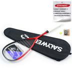 SALYWEE AURA SY1026 Full Carbon Squash Racquet 140g Unstrung 14×18 String Pattern 692mm Length Recreational Squash Racket