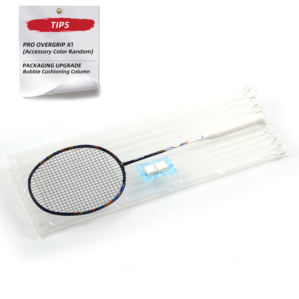 SALYWEE Tiger Blade SY908 T800 Carbon Fiber Badminton Racket 4U Offensive Type Max 32LBS Factory Pre‑Strung 26LBS 298±3mm Balance Blue‑White Color