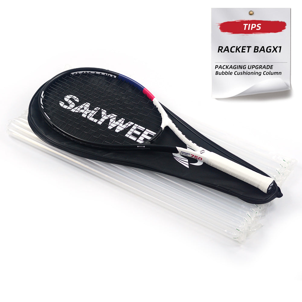 SALYWEE Nexus SY1110 Aluminum Carbon Tennis Racquet 293g Unstrung 16×19 String Pattern 50-55lbs Tension Beginner Recreational Tennis Racket