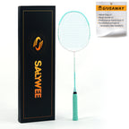 SALYWEE Blossom Rain SY905 Badminton Racket Composite Carbon 5U Light‑Weight Elegant Floral Frame Blue Purple Red Pink For Women Players