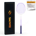 SALYWEE Blossom Rain SY905 Badminton Racket Composite Carbon 5U Light‑Weight Elegant Floral Frame Blue Purple Red Pink For Women Players