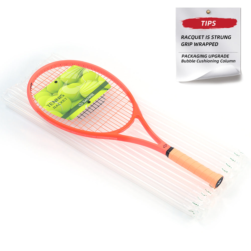SALYWEE LITE·NEON SY1113 Gradient Fluorescent Orange Tennis Racket 16×19 String Pattern 330mm Balance Composite Carbon Tennis Racquet