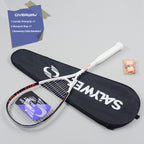 SALYWEE GEMINISR Squash Racket With Swivel & Acoustic Line Hole Spin Shaft Design High Spin Competitive Squash Racket