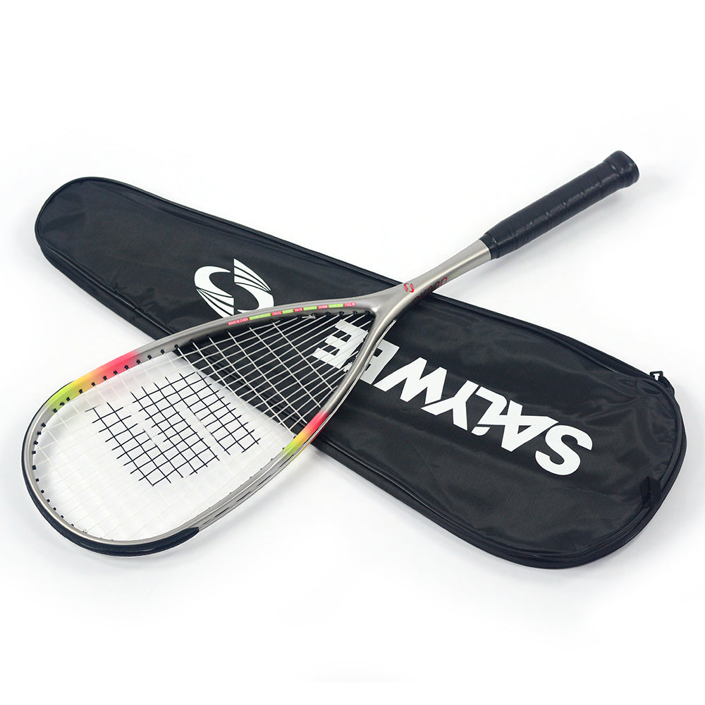 SALYWEE CK200 SY1025 Squash Racket T800 Carbon Fiber 139±5g Unstrung 360mm Balance Point Professional Training Squash Racket