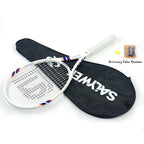 SALYWEE POWER 2.0 & POWER 100 Carbon Composite Tennis Racket | 285g 16×19 Pre-Strung Adult Racquet