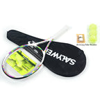 SALYWEE Doodle 2.0 Colorful Doodle Graphic Tennis Racket Pre‑Strung Ready To Play Carbon Tennis Racket for Adult Tennis Lovers
