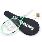 SALYWEE POWER 2.0 & POWER 100 Carbon Composite Tennis Racket | 285g 16×19 Pre-Strung Adult Racquet