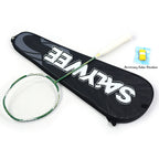 SALYWEE SY903 Holy Warriors Composite Carbon Badminton Racket Aero Wind‑Breaking Frame 4U Light Weight Fast Swing Pre‑Strung for Quick Rallies