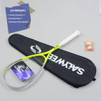 SALYWEE GEMINISR Squash Racket With Swivel & Acoustic Line Hole Spin Shaft Design High Spin Competitive Squash Racket