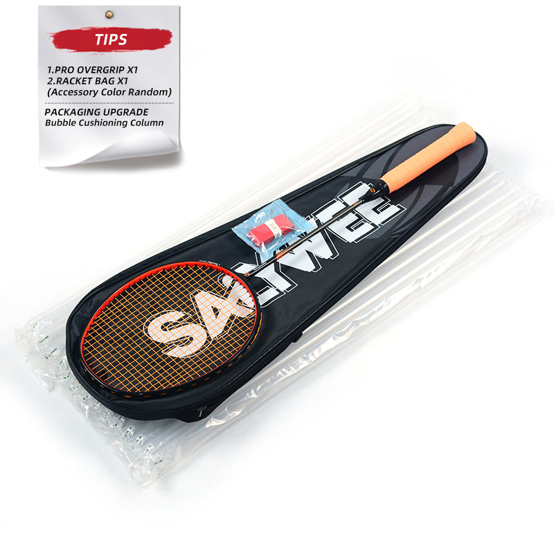 SALYWEE Sharp・Feather Head‑Heavy Offensive Badminton Racket 305±3mm Balance Point 6U Light Weight, T700+30T Carbon For Powerful Smash Shots