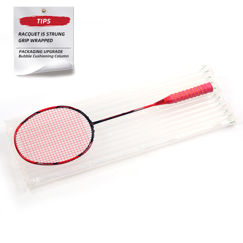 SALYWEE DARKNESS Full Carbon Fiber Badminton Racket 4U Offensive Specs, High‑Tension Tolerance ≤35LBS, Stable Frame For Pro‑Grade Hitting Performance