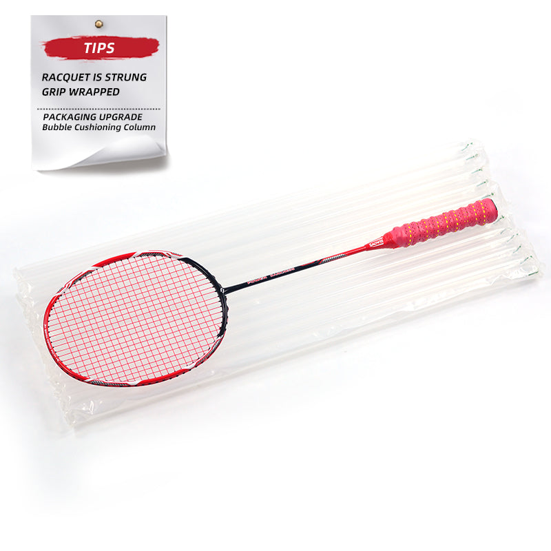 SALYWEE DARKNESS Full Carbon Fiber Badminton Racket 4U Offensive Specs, High‑Tension Tolerance ≤35LBS, Stable Frame For Pro‑Grade Hitting Performance