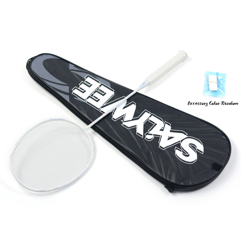 SALYWEE SU7 Pre‑Strung Full Carbon Badminton Racket 4U, 3‑Color Selection, 295±5MM Balance, Suitable For New Players And Hobby‑Level Enthusiasts