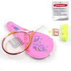 SALYWEE Children Tennis Racket Aluminum-Carbon Frame 4 Sizes Optional Lightweight For Kids Height Matching Training Use