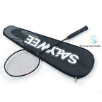 SALYWEE TWIST SY909 Pre‑Strung Full Carbon Fiber Badminton Racket 75±5g, 290±5MM Balance, 675±5MM Length for Daily Training & Competition