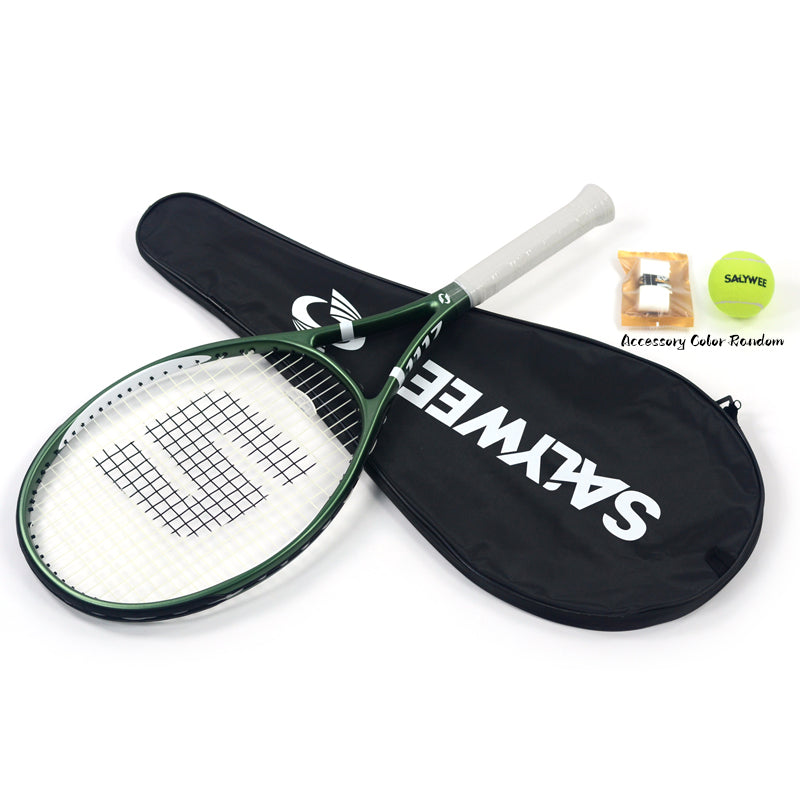 SALYWEE RACERUN MAX SY1117MAX Tennis Racket | Aluminum Carbon 295g 102in² 16×19 Pre-Strung Adult Racquet