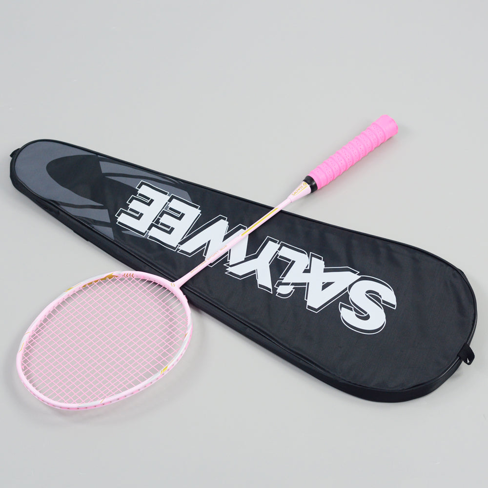 SALYWEE HERTZ SY902 Flexible 24T Shaft Badminton Racket Efficient Power Storage & Release Maximize Hitting Force for Adult Players
