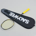 SALYWEE Torpedo SY901 Pre‑Strung Carbon Badminton Racket Lightweight Full‑Size Frame for Backyard & Weekend Recreational Badminton Games