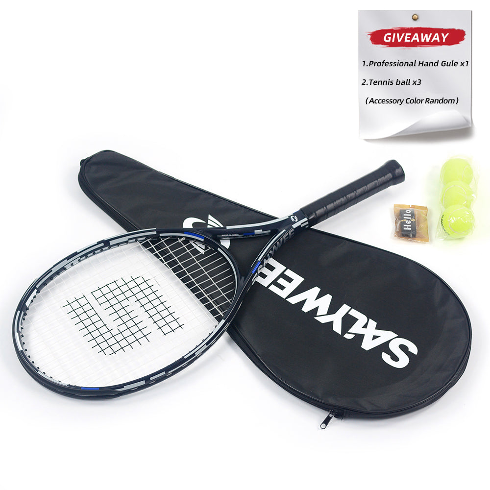 SALYWEE UNI360 Tennis Racket T800 Carbon Fiber 105in² Head 16×19 String Pattern Stable Control for Intermediate Adult Players