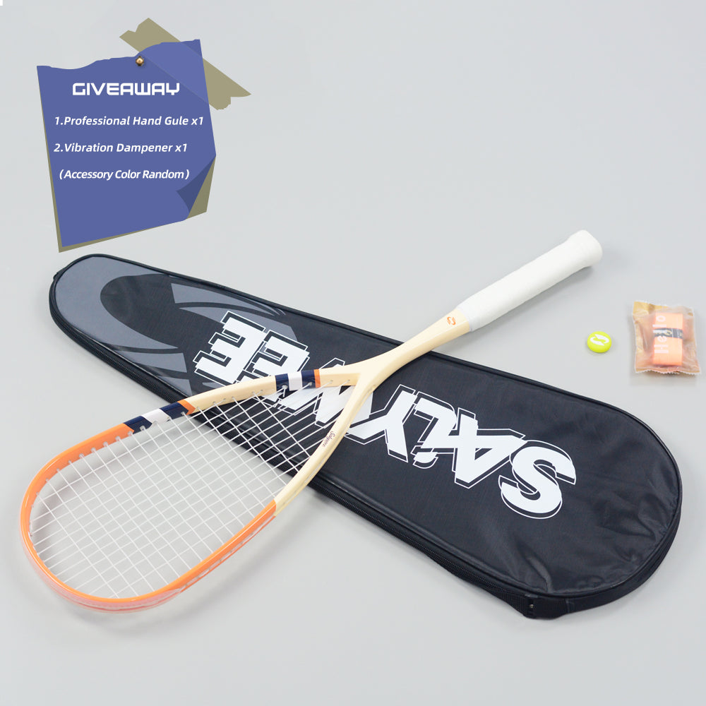 SALYWEE SKY.X SY1027 Squash Racket 40T Carbon Fiber 508cm² Head Size 370mm Balance Point 690mm Length Competition Squash Racquet